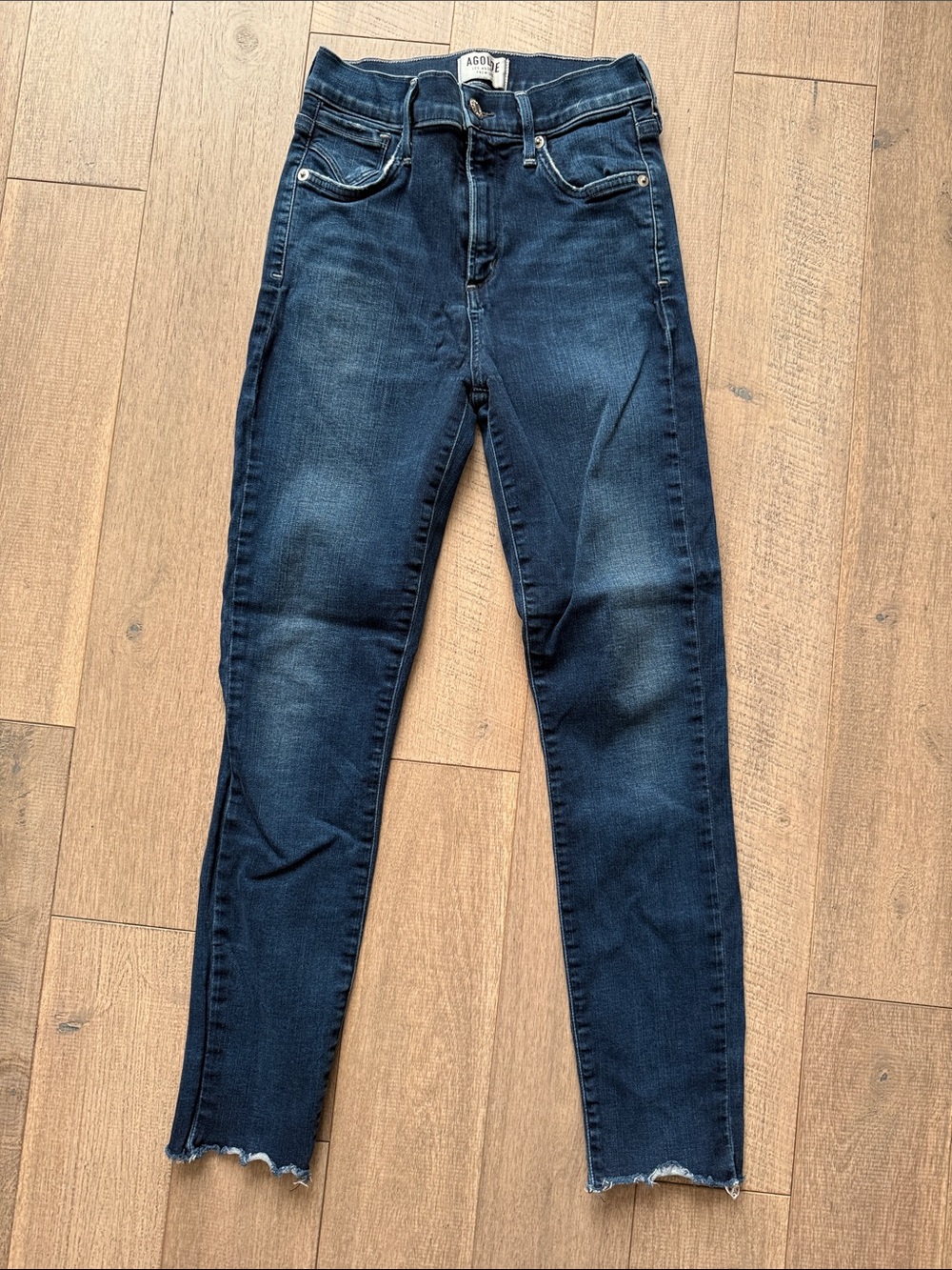 AGOLDE Sophie Sillouette High Rise Skinny Jeans